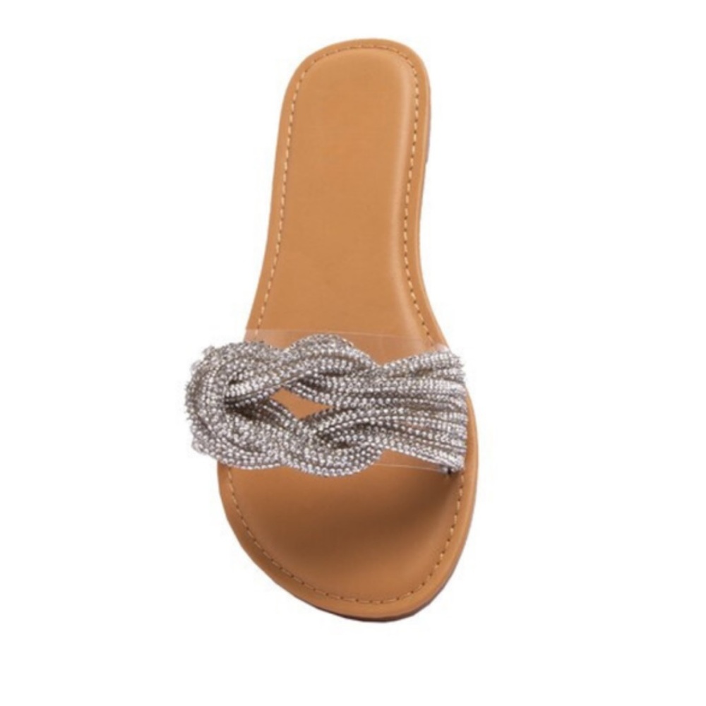 QUPID | Crystal Knot Slides - Picture 2 of 2